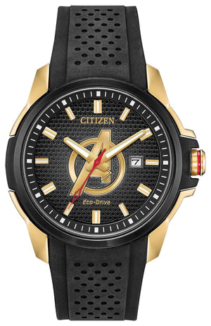 Citizen Men's Marvel Avengers Eco-Drive Gold-Tone Watch - AW1155-03W