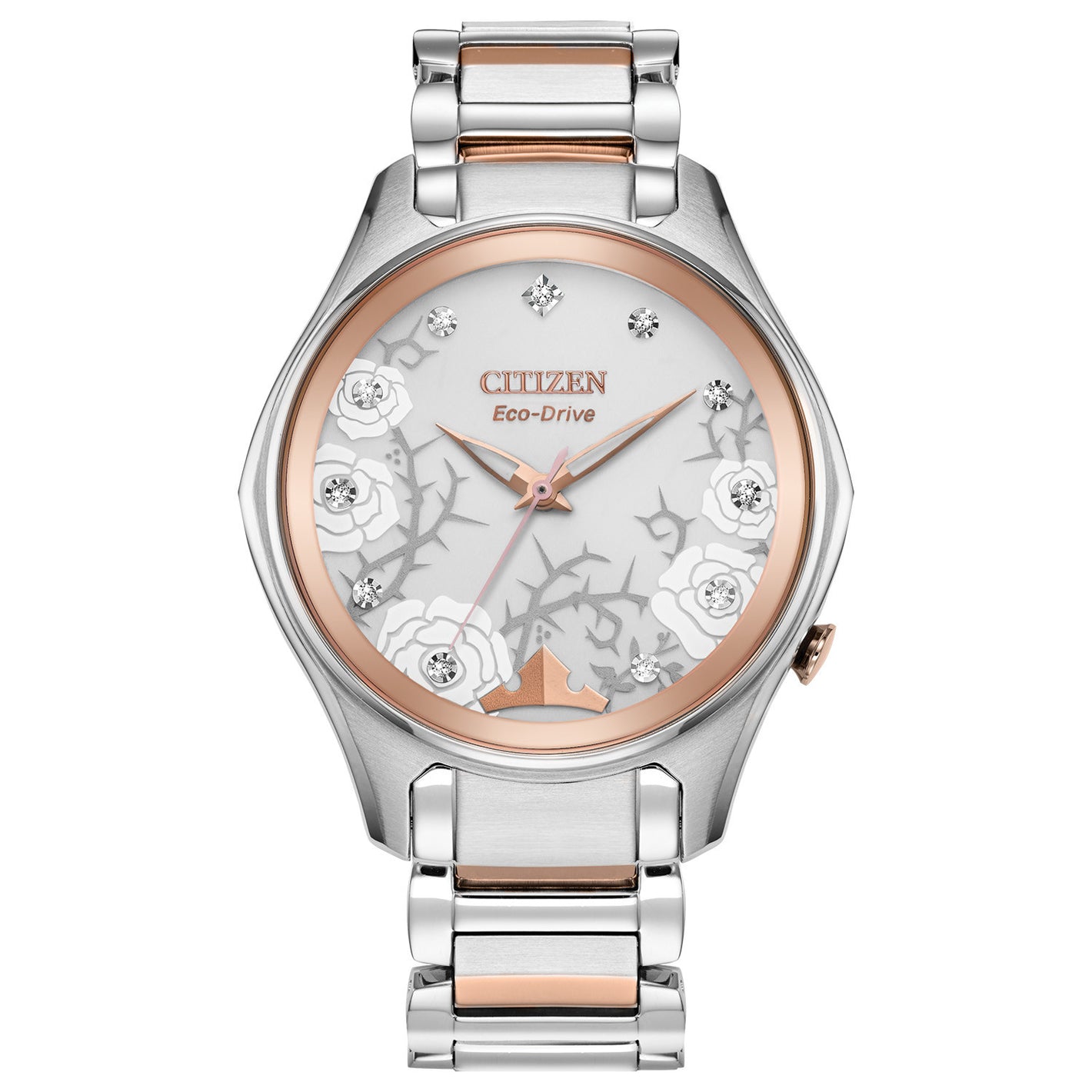 Citizen Eco-Drive Aurora Diamond Two-Tone Watch EM0594-53W