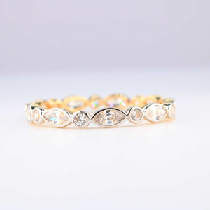 14K Yellow Gold CZ Ring