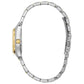 Side profile of the Citizen Corso EW2294-53L, showcasing the elegant two-tone case and bracelet design.
