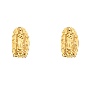 14K Yellow Gold Guadalupe Earrings w/Screw
